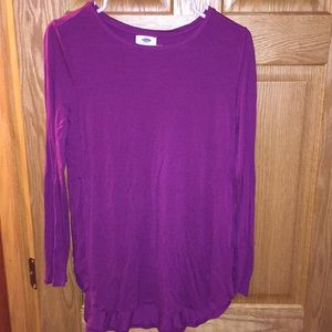 Purple old navy long top